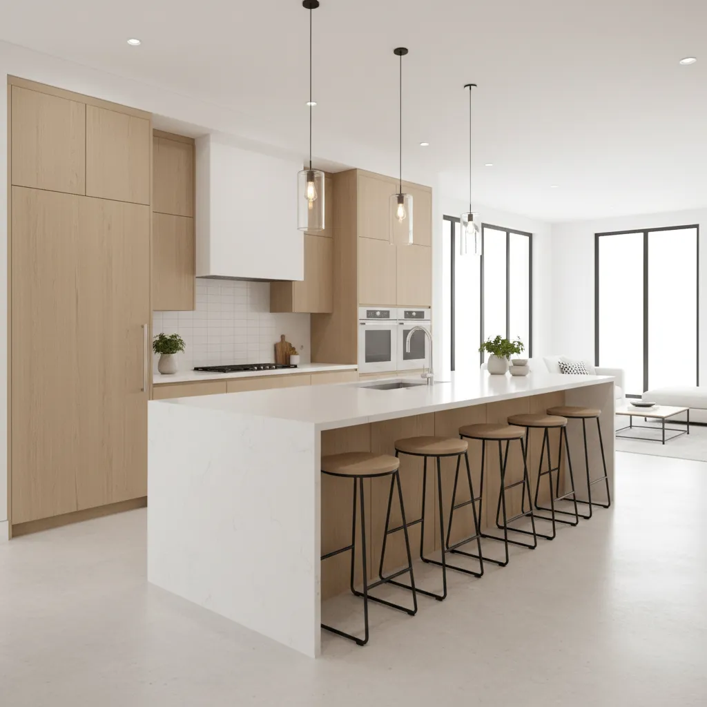 10 ft Kitchen Island vs 8 ft and 12 ft Islands Which Size Uses Space Best