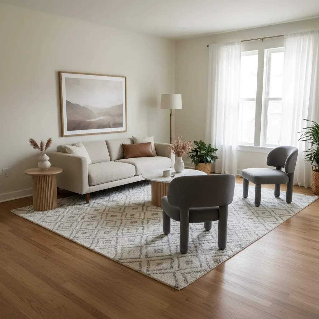 How I Optimize Rug Placement in a 10x10 Living Room: A designer’s real‑world strategies to balance furniture, improve flow, and make a small 10x10 living room feel bigger with smarter rug placement