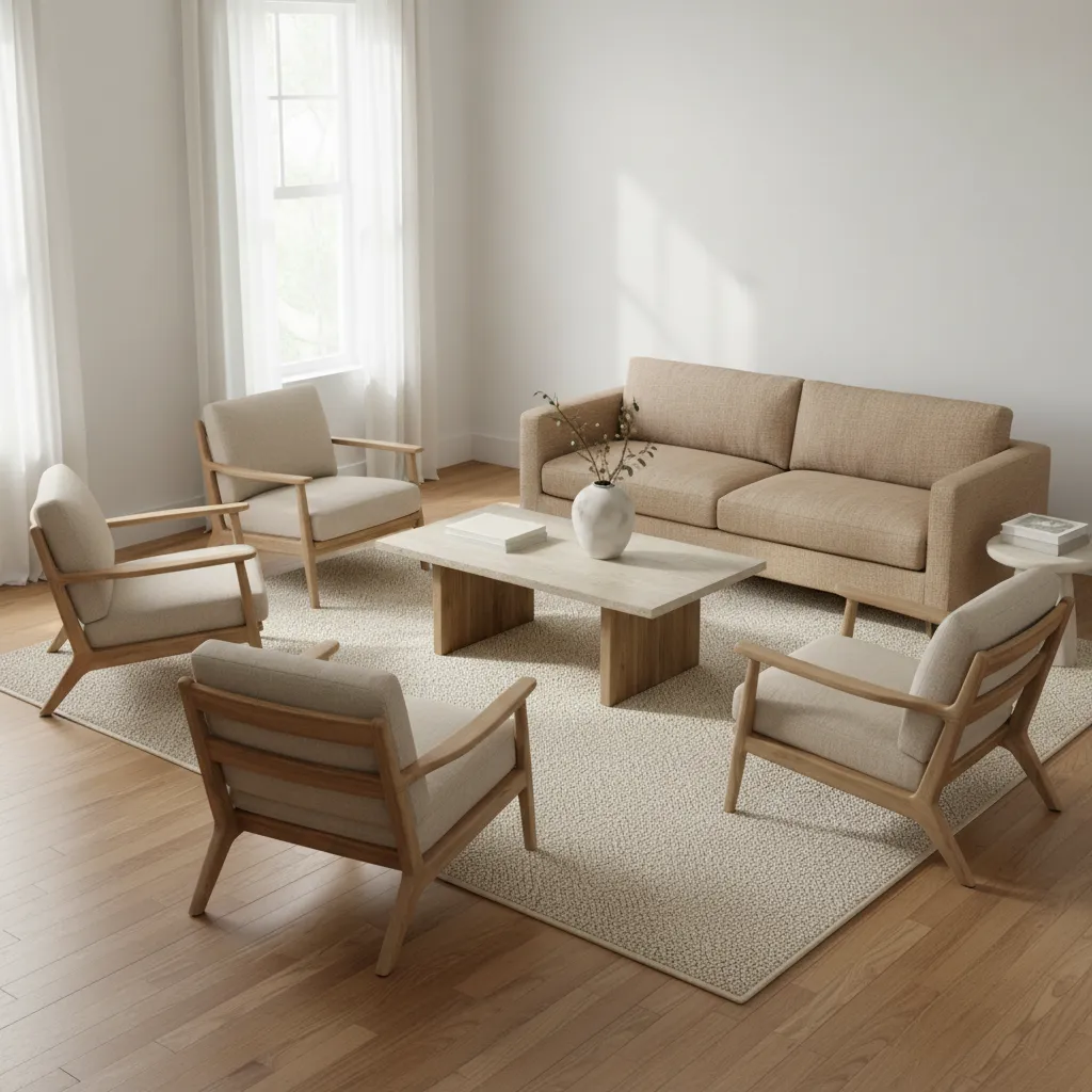 A Simple Decision Guide to Picking the Perfect Rug Size for a 10x10 Room: A quick, experience-based framework to help you confidently choose the right rug size for a square 10x10 room without getting lost in complicated layout rules.