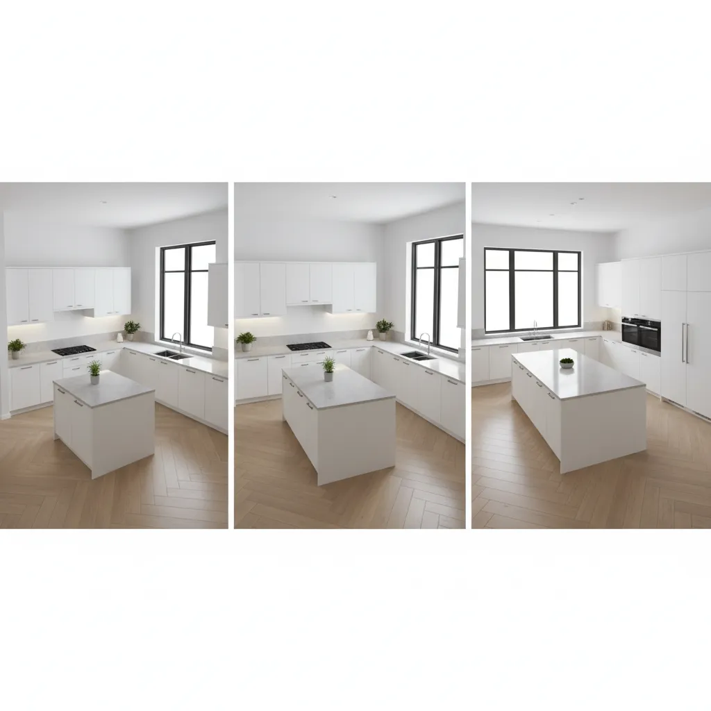 11 x 11 Kitchen Layout vs 10 x 10 and 12 x 12 Kitchens