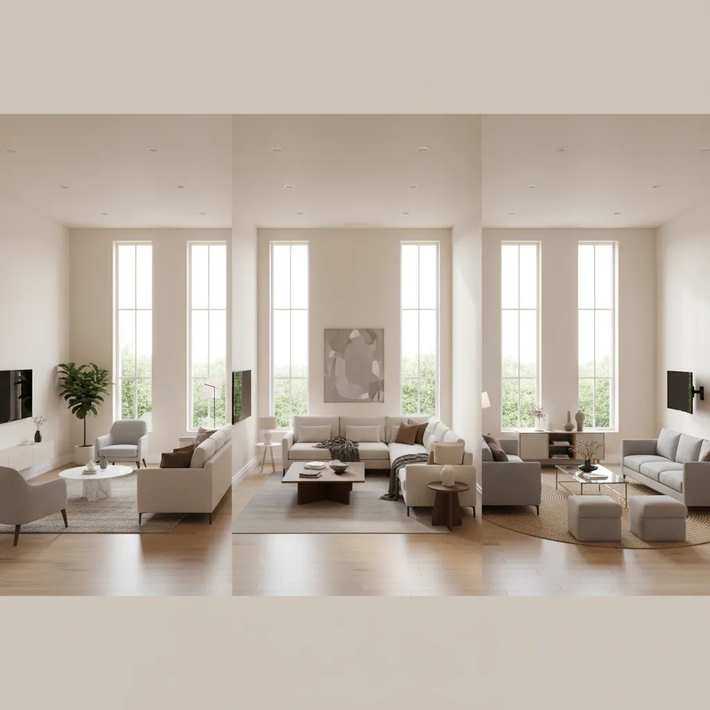 Best Layout Options for an 11x18 Living Room: Sofa Facing TV vs Sectional vs Floating Layout