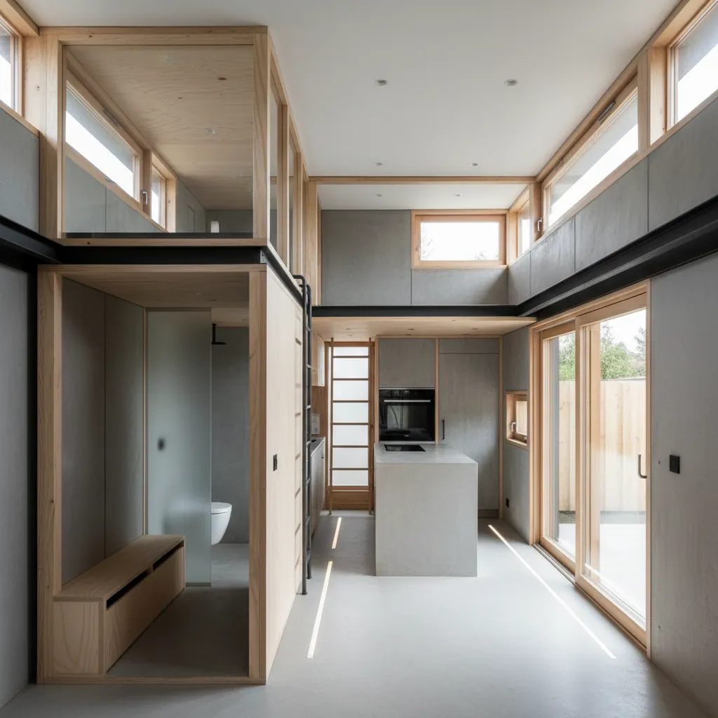 12x32 Tiny House, Compiled for Tomorrow