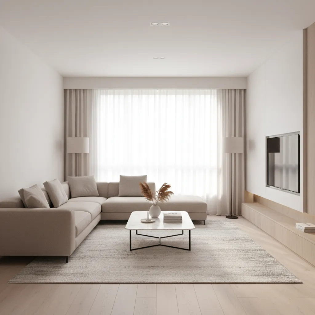 sectional sofa layout in a medium 13x16 living room with chaise