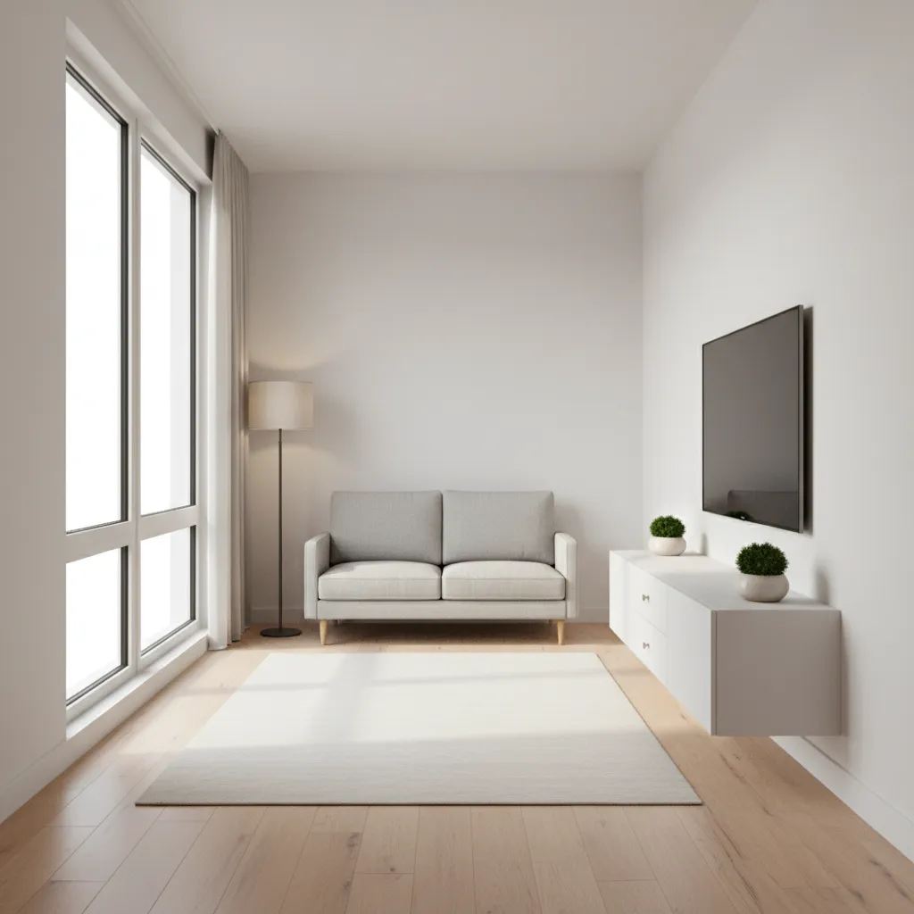 Small Apartment Living Room Layout Ideas for 13x6 Spaces