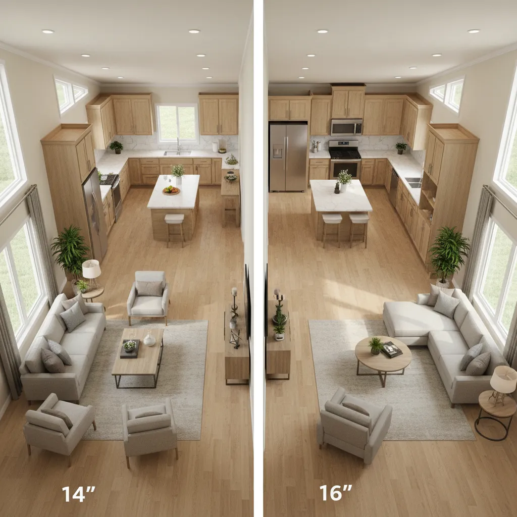 Key Layout Differences in Living Areas