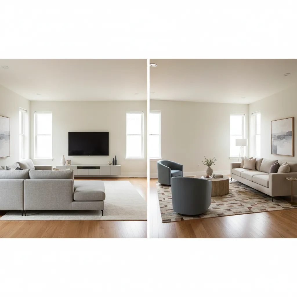 14x20 Living Room Layouts: Sectional vs Sofa-and-Chairs