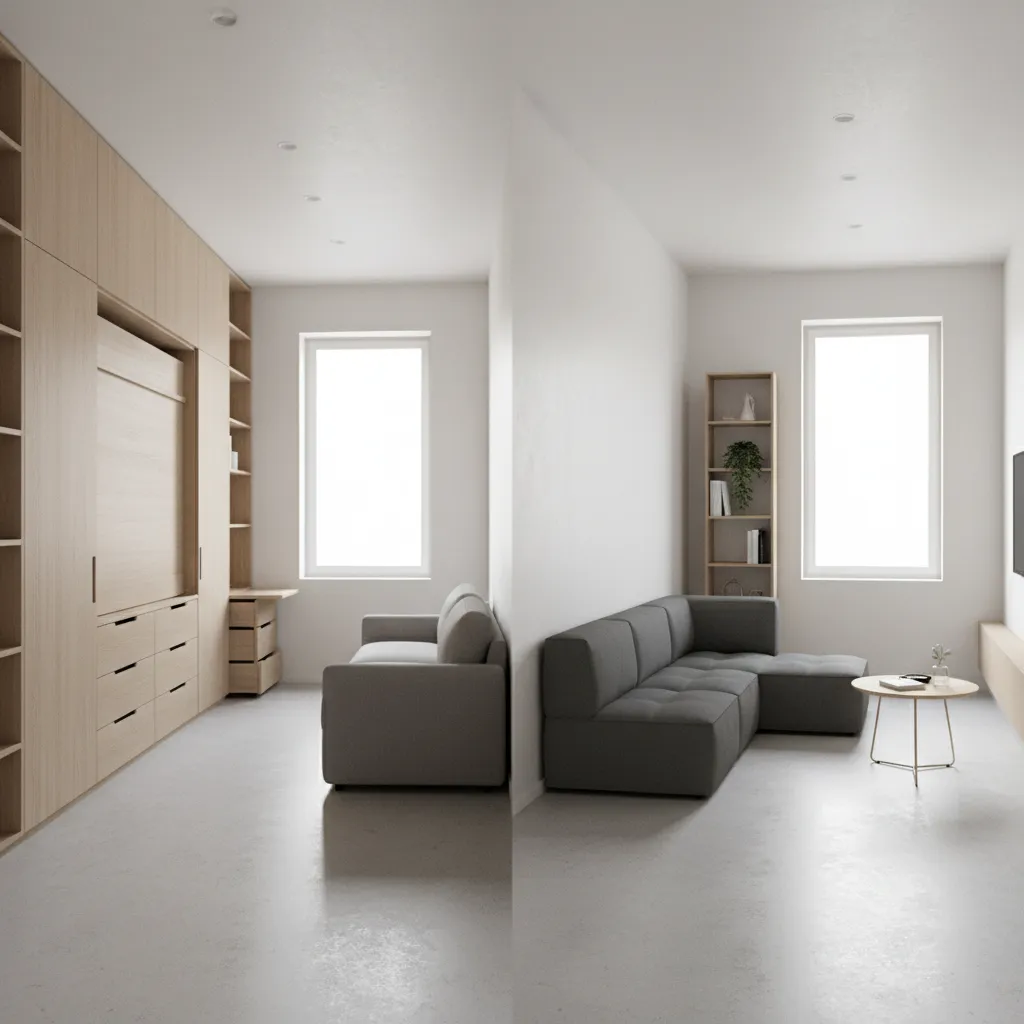 15 sq m Apartment Layout Interfaces: Built‑In Systems vs Modular Furniture