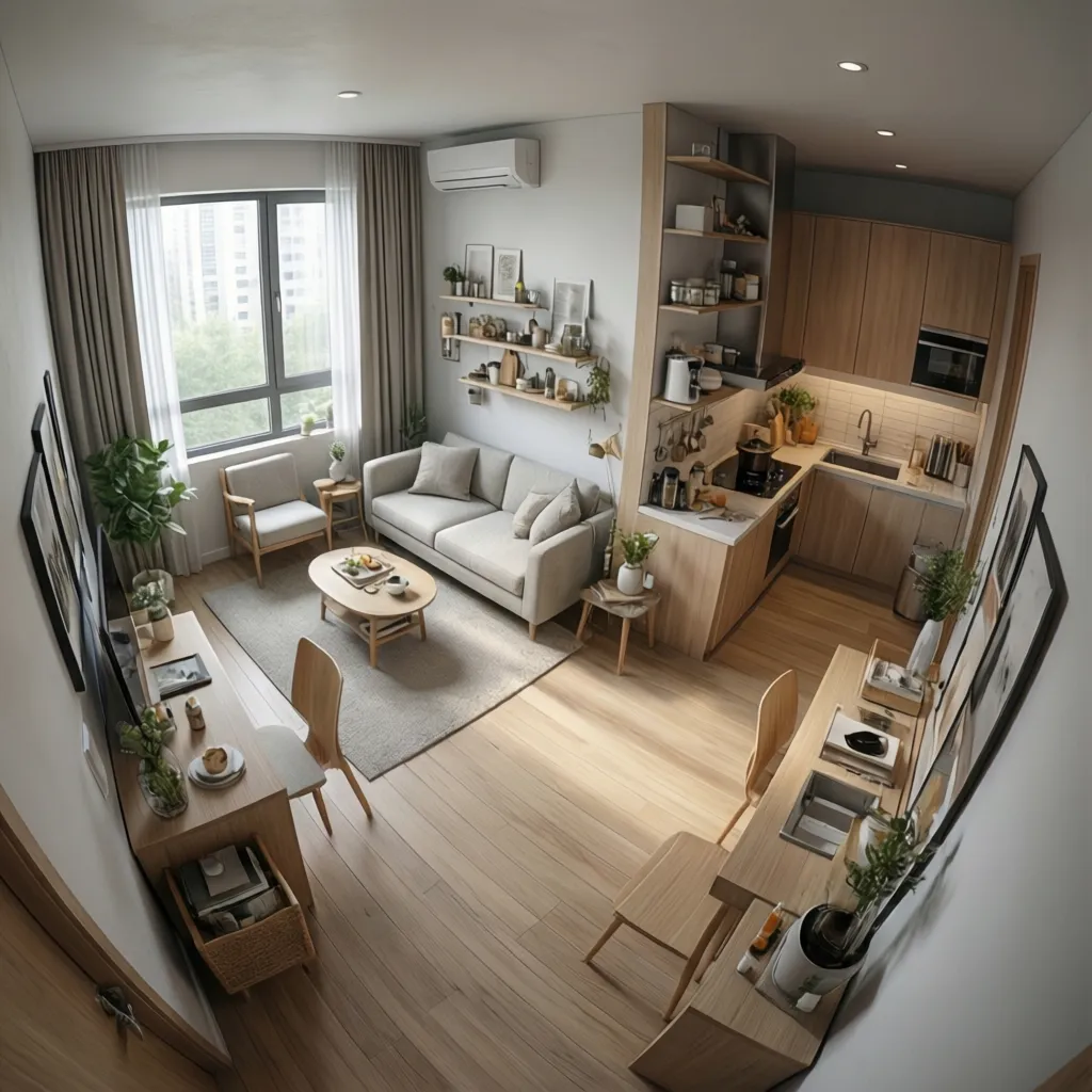 Optimizing Movement Flow in a 15 sq m Apartment