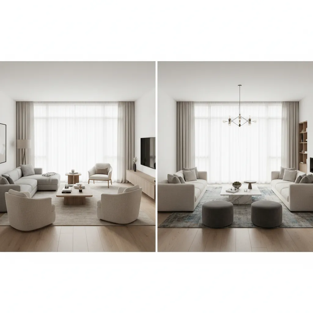 Best Layouts for a 15x15 Living Room: Sofa Placement and Space Planning Compared