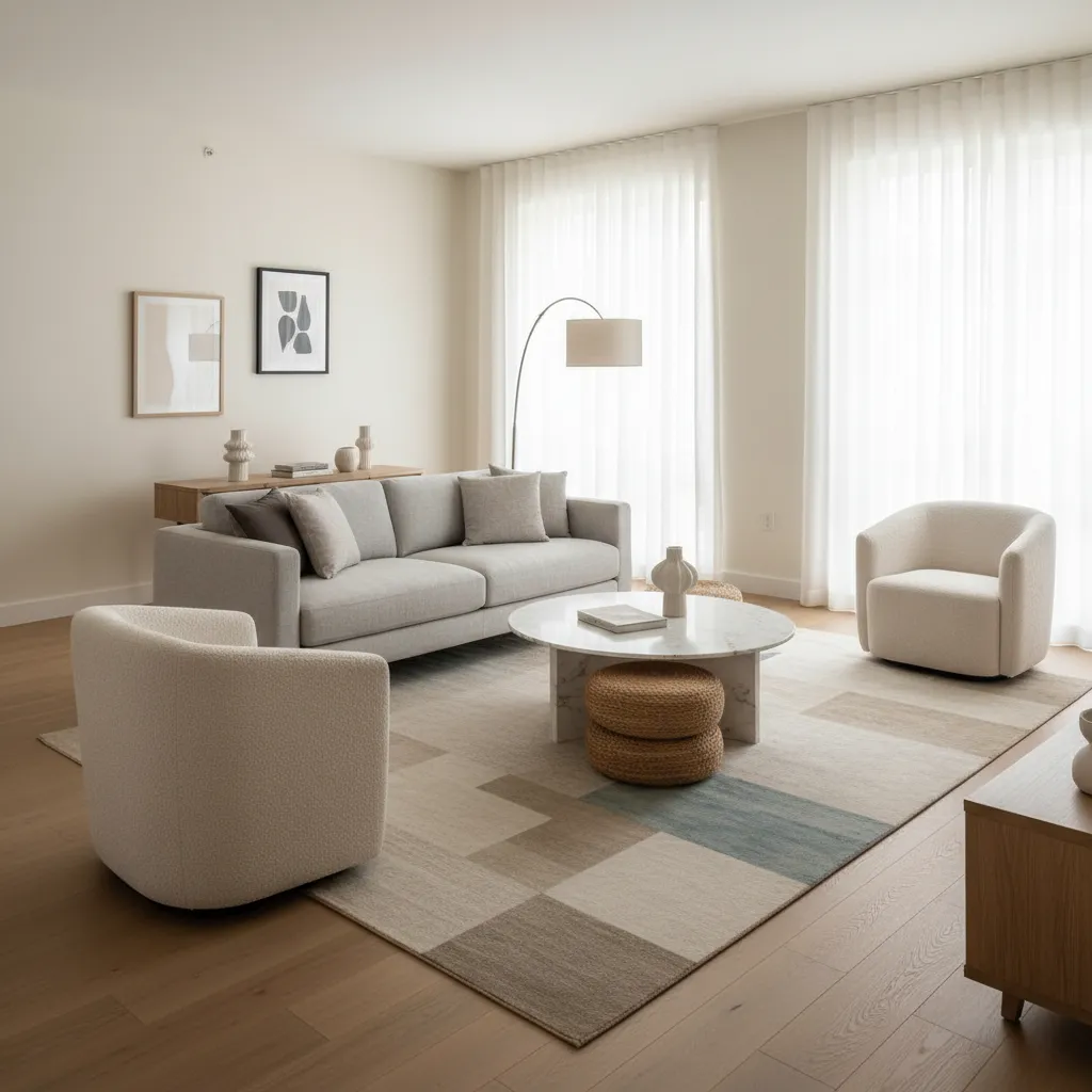 Maximize Seating in a 15 x 18 Living Room