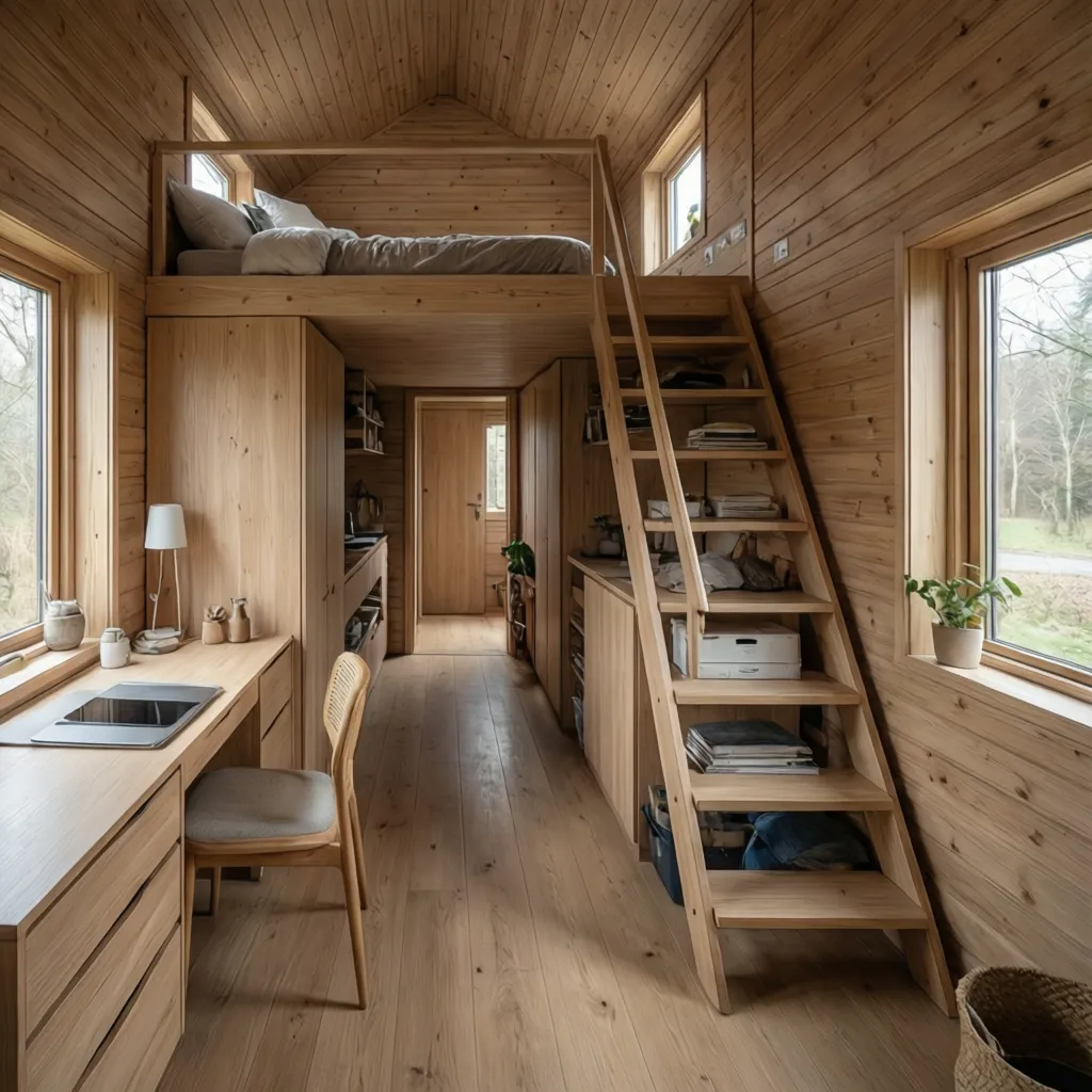 How to Optimize Storage in a 16x40 Tiny House Floor Plan