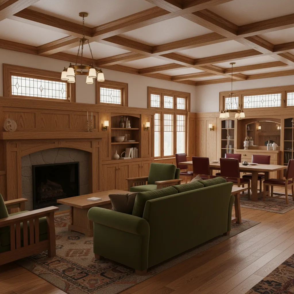 Visualization of restored 1910s home interior layout