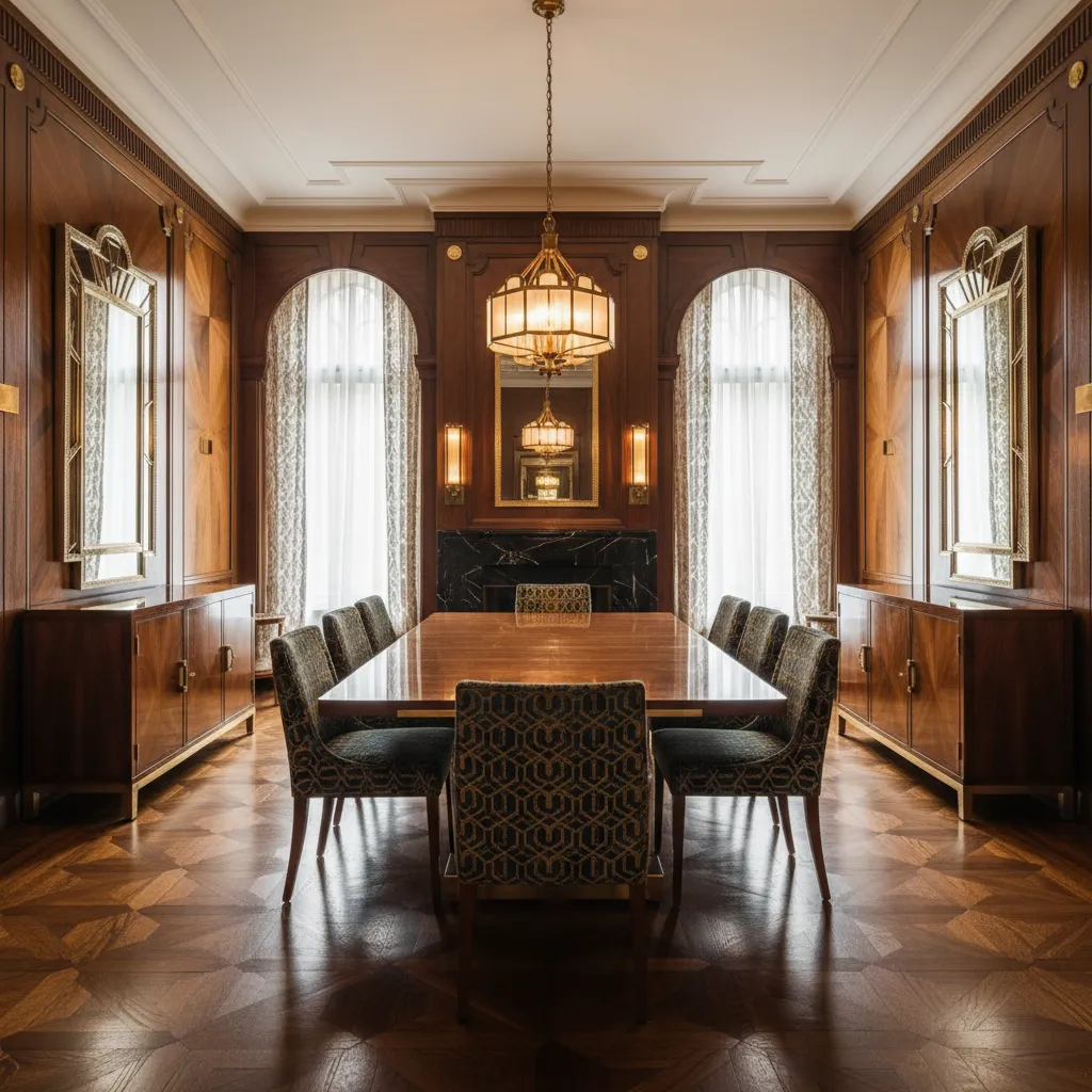 How to Choose Authentic or Reproduction 1920s Dining Furniture: A practical designer’s guide to buying Art Deco dining tables, chairs, and vintage-style pieces without wasting money or ruining authenticity.