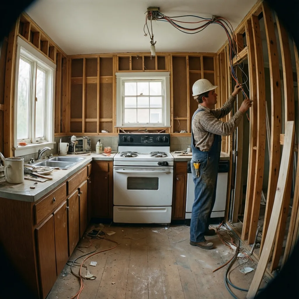 Safety and Structural Risks in 1950s Kitchen Renovations