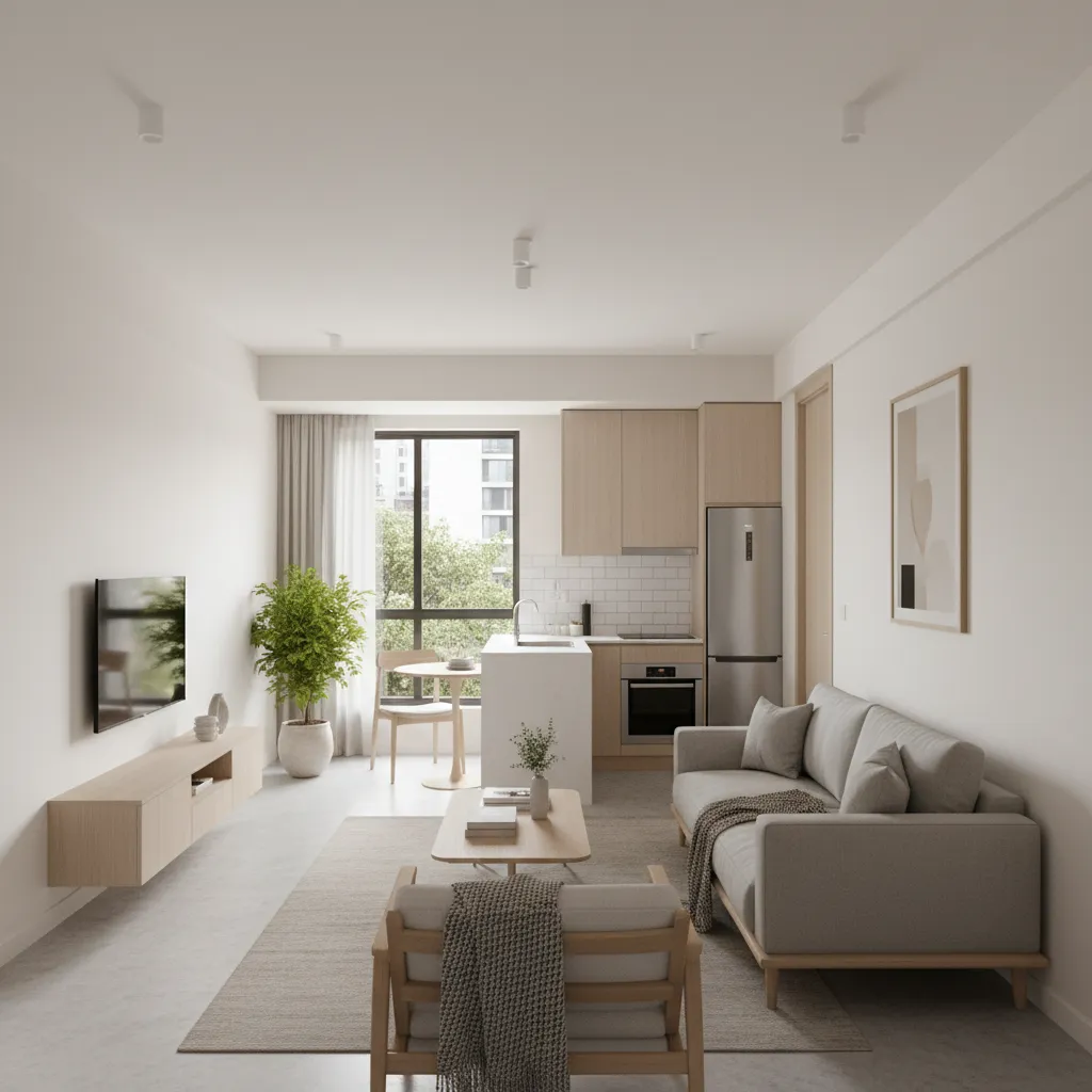 Design Ideas for a 1 BHK Apartment in Koramangala