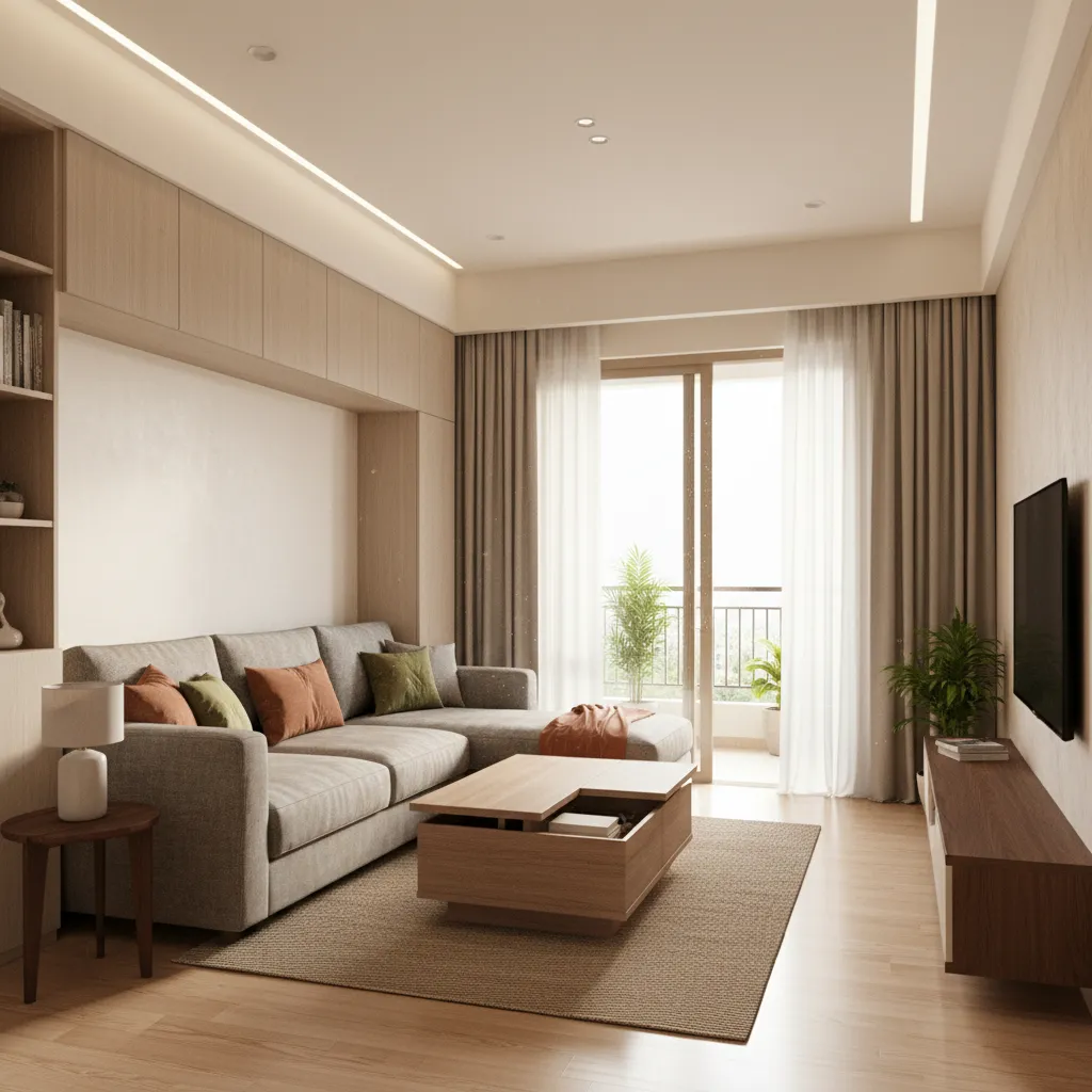 Smart design ideas for a 1 BHK flat in Deccan Gymkhana Pune