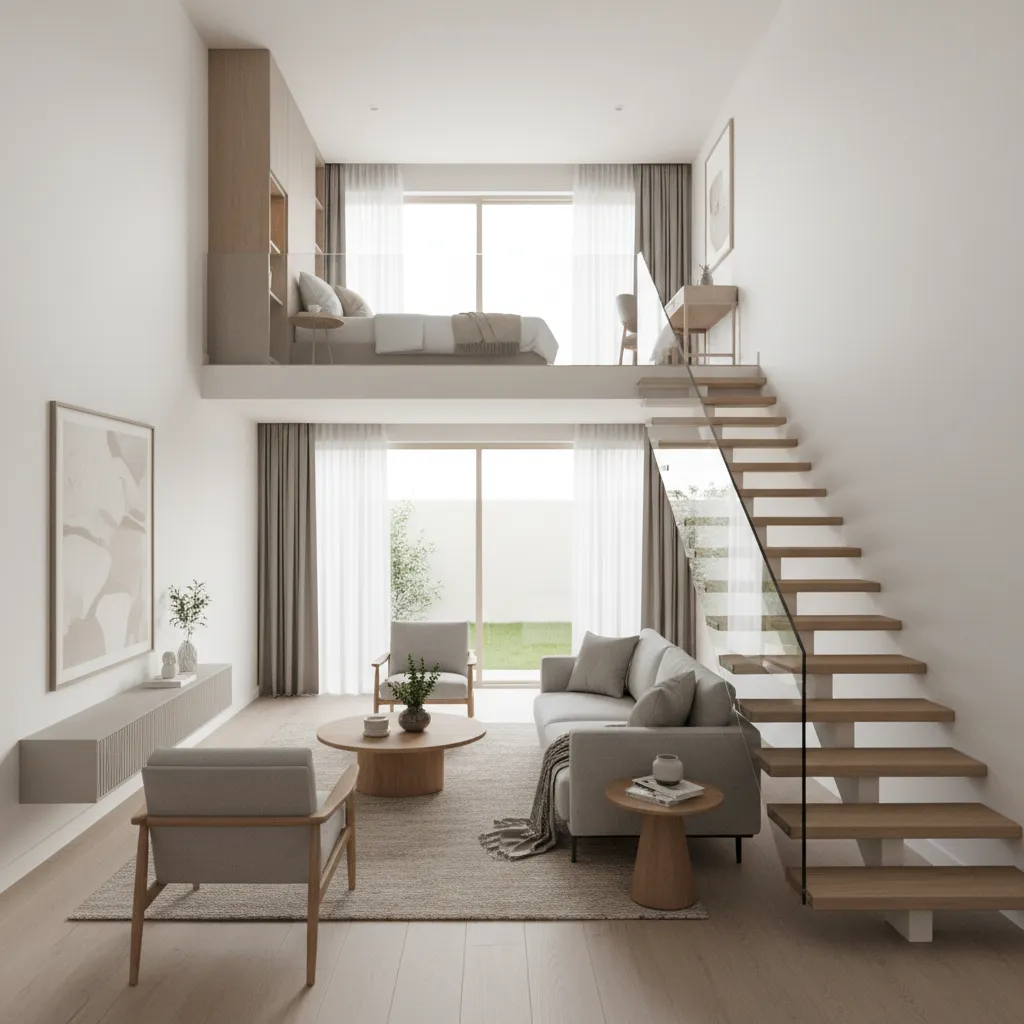 1 BHK Duplex House Plan With Smart Space Saving Ideas