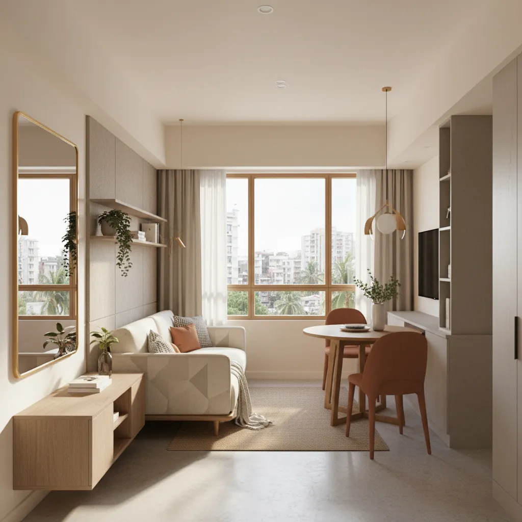 Smart ideas for a 1 BHK flat in Malad West