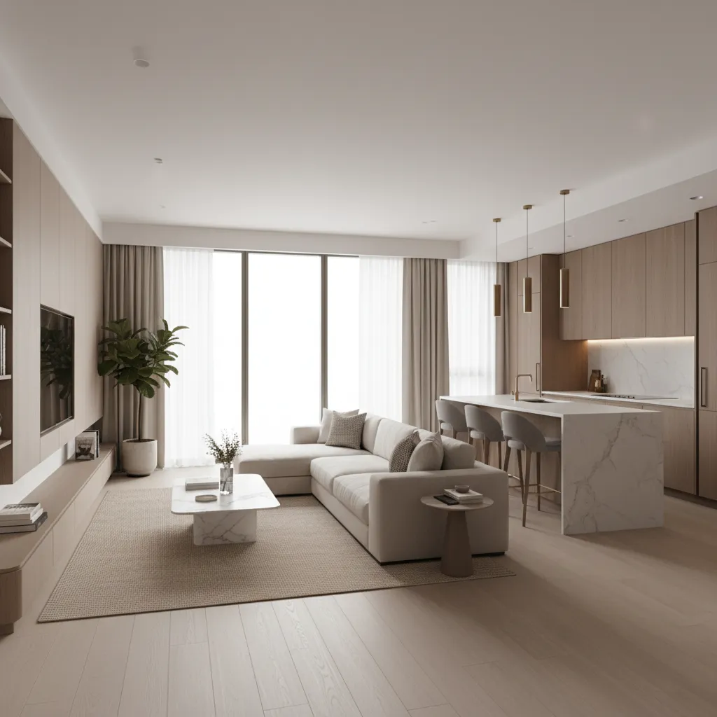 1 BHK Luxury Apartment Design Ideas for Smart Stylish Living