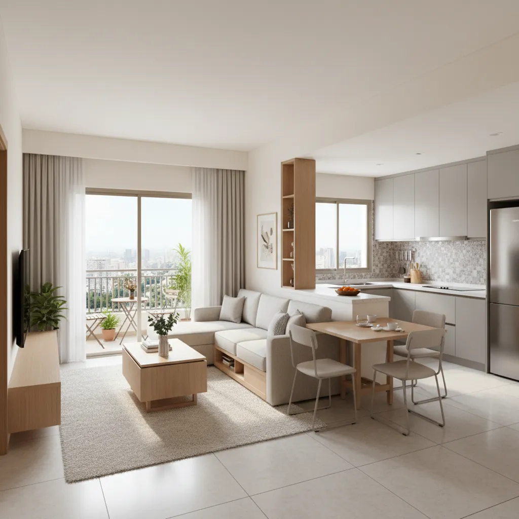 5 Design Ideas for a 1 BHK Flat at Mira Road