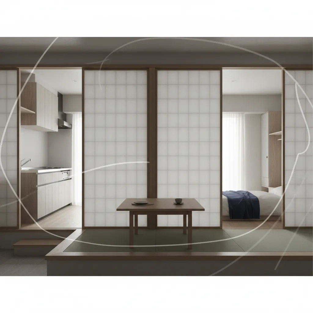 同棲が始まる1DKの静かな設計視点