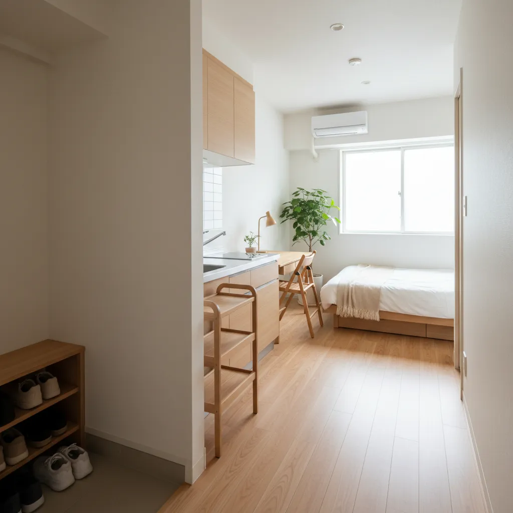 1Kは“通路幅”が命：動線計画で疲れない部屋に