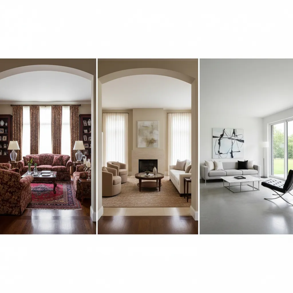 2005 Home Decor vs 1990s and 2010s Interior Design Trends