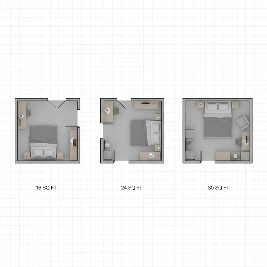 24 Square Feet vs Other Small Spaces: Size Comparisons and Practical Differences: See how 24 square feet compares with 16, 25, and 30 square feet—and what each size can realistically fit.