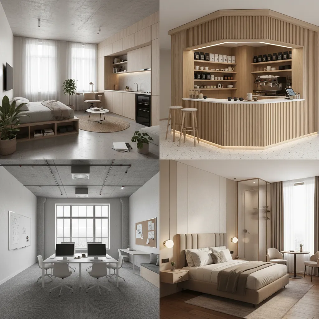 Where 250 Square Foot Spaces Are Commonly Used Across Industries: Real examples of how 250 sq ft spaces function in housing, retail, offices, hospitality, and storage design