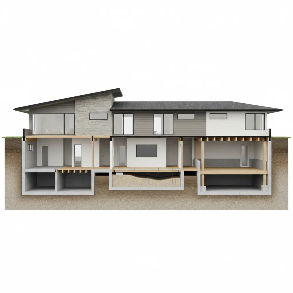 2500 Sq Ft Ranch With Basement vs Slab or Crawlspace