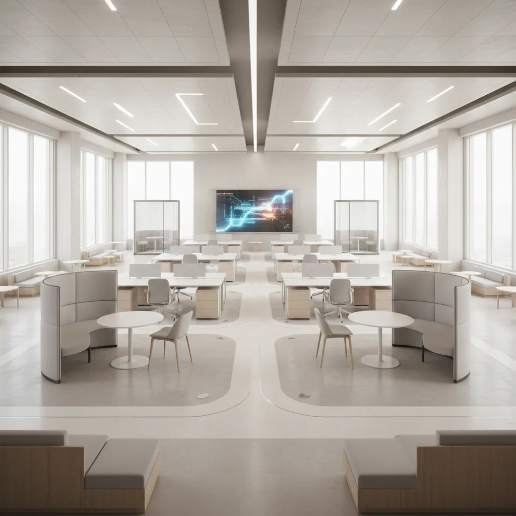 Space Optimization for a 50 x 50 Office Floor Plan