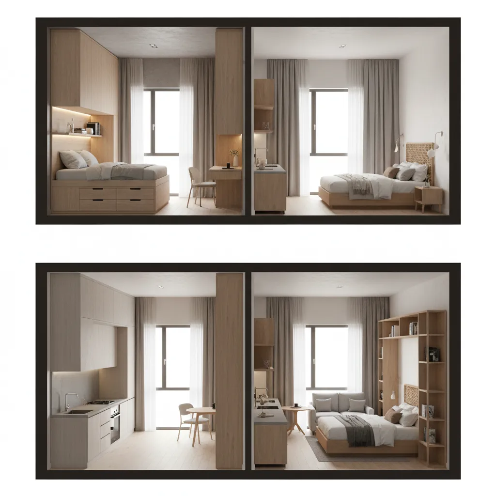 290 sq ft Apartment Interface vs Traditional Studio Layouts