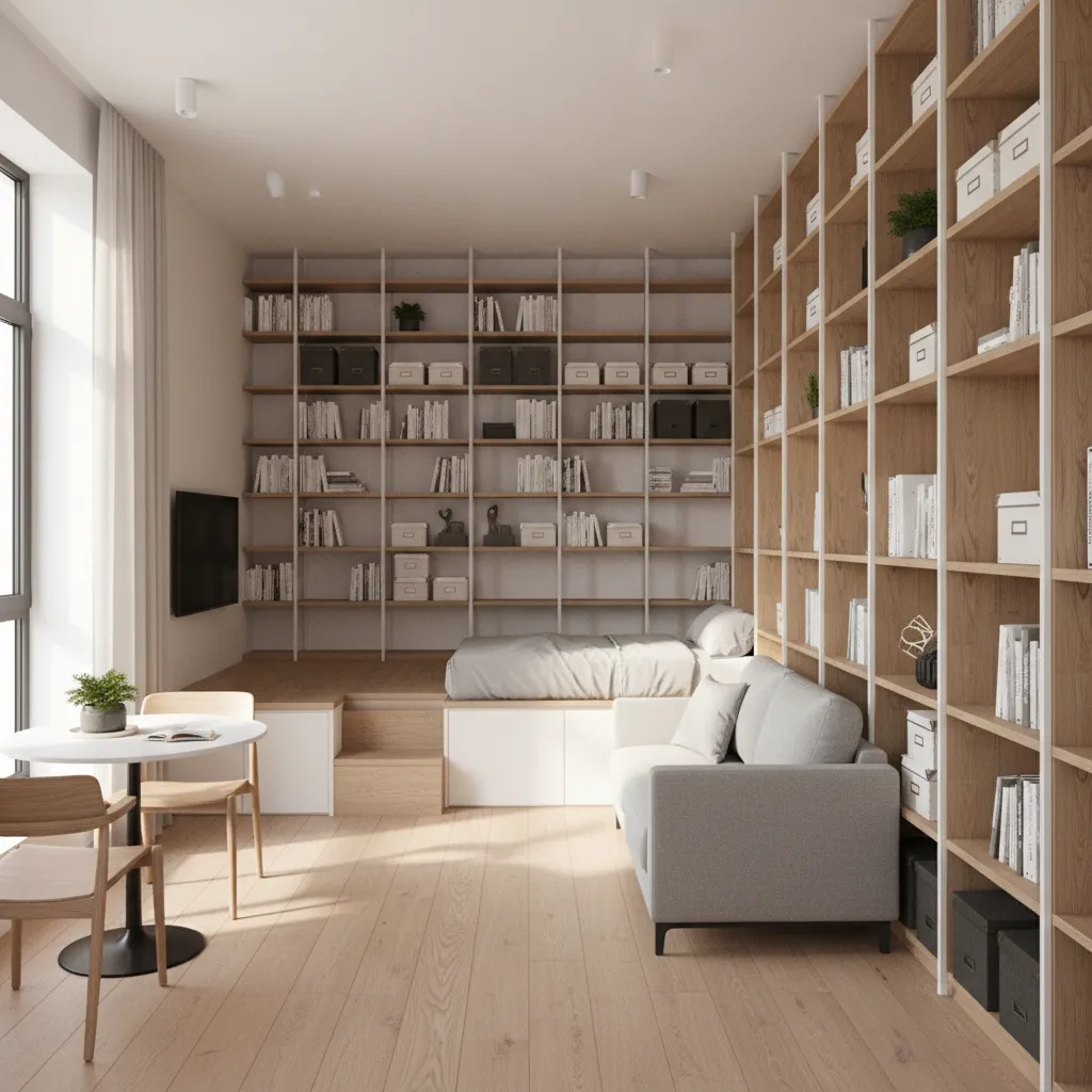How to Optimize Storage in a 290 sq ft Apartment