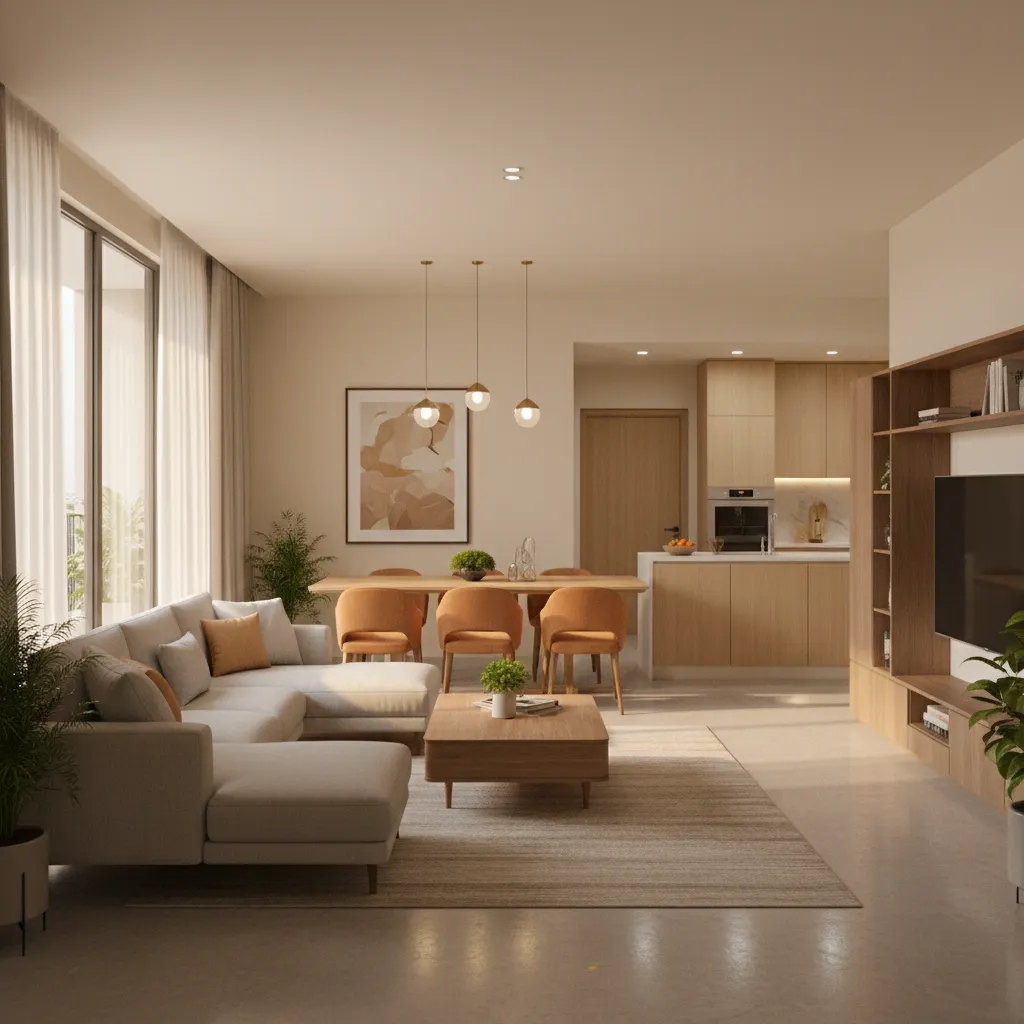 2 BHK Flat in Miyapur Hyderabad Design Ideas for Modern Living