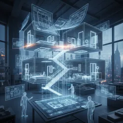 2D vs 3D Two‑Storey Apartment Floor Plans