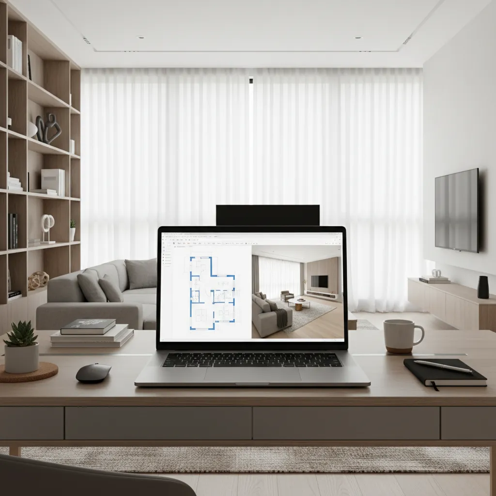 The Easiest Tool for 2D Floor Plans and 3D Renderings