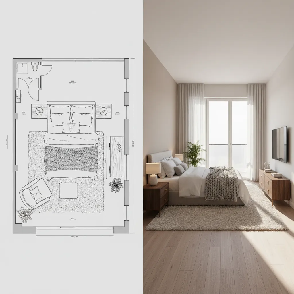 Tools Designers Use for 2D Bedroom Planning