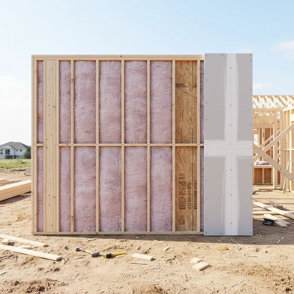 Standard Wall Thickness in Site-Built Houses