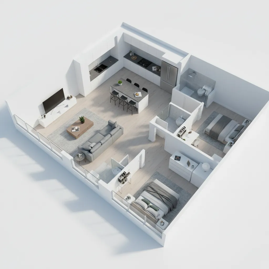 How Real Estate and Builders Use 3 Bedroom 3D Floor Plans: Why developers, agents, and architects rely on 3D three‑bedroom layouts to market, sell, and present residential properties more effectively.