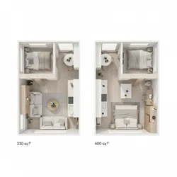 330 Sq Ft House vs 400 Sq Ft Tiny House: Space Efficiency Comparison