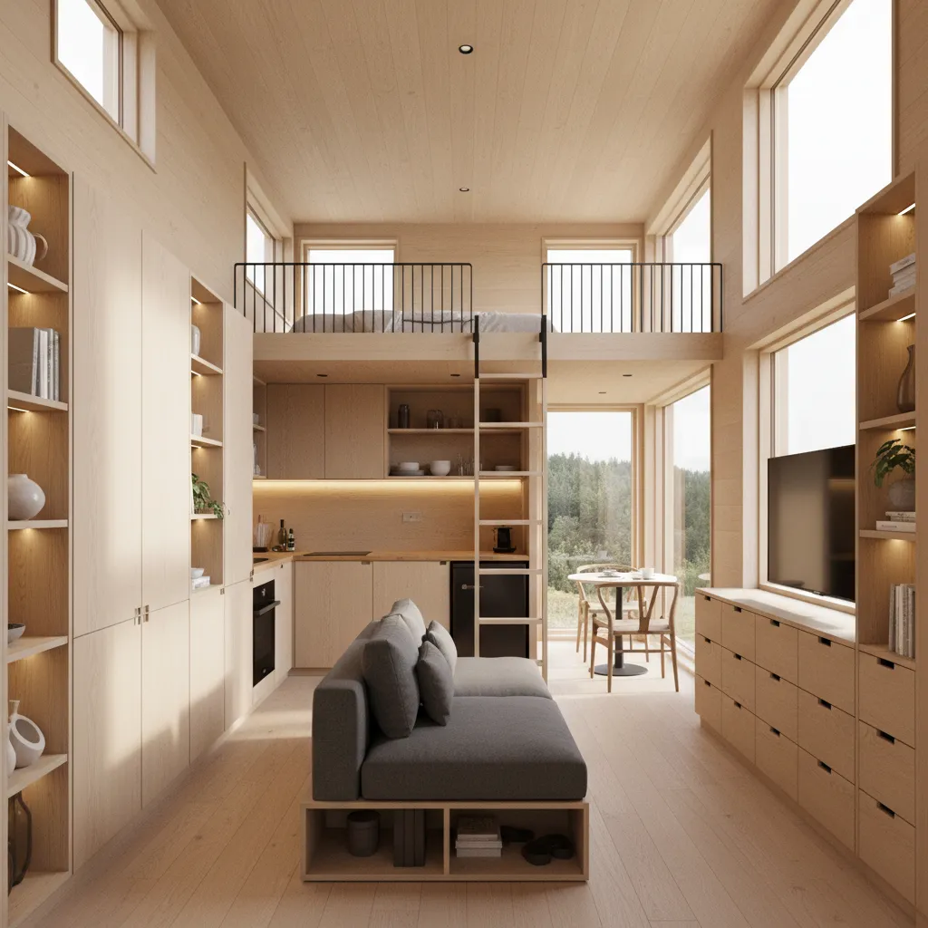 How to Optimize Storage in a 390 Sq Ft House Plan