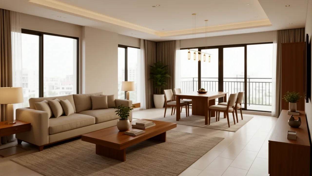 5 Design Ideas for a 3 BHK Apartment in Vadodara