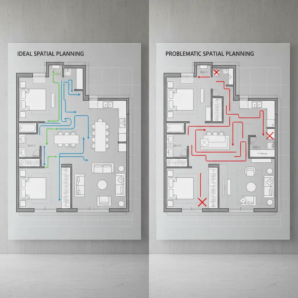 6 Fixes for 3D 3BHK Floor Plan Problems