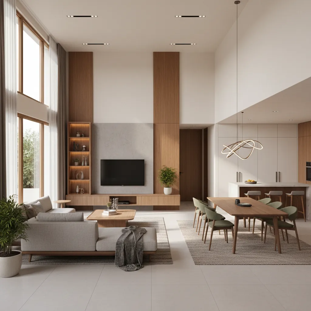 5 Design Ideas for a 3 BHK Row House in Pune
