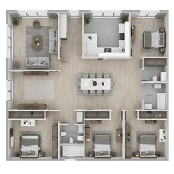 How Real Estate Developers Design 3 BHK Flats With Servant Rooms