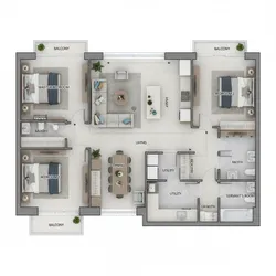 Common Problems in 3 BHK Flat Plans With Servant Rooms and How to Fix Them