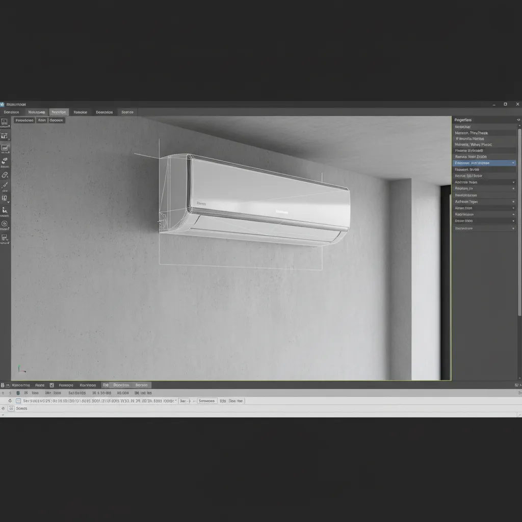 Common Problems When Using 3D Air Conditioning Models and How to Fix Them