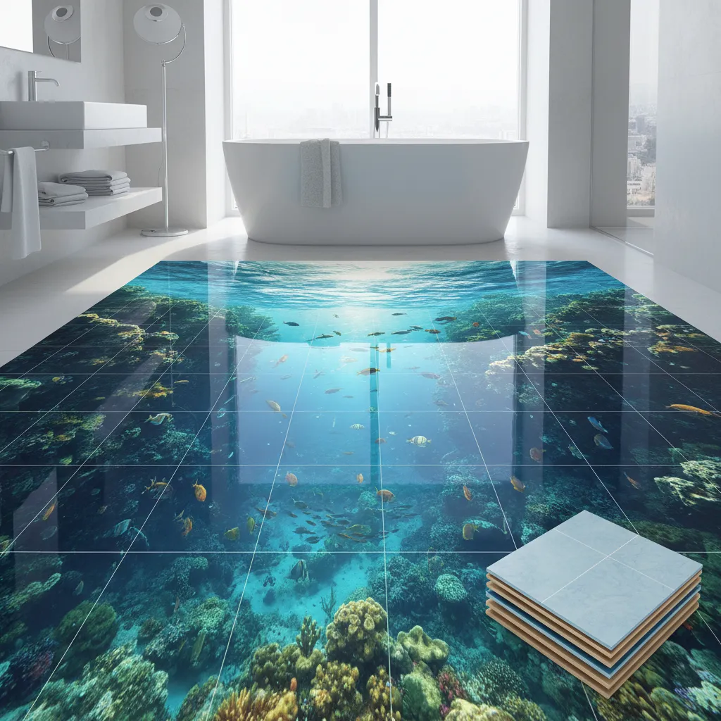 6 Facts About 3D Bathroom Tile Manufacturing: How 3D bathroom floor tiles are produced, what materials manufacturers use, and why different production technologies affect price and quality.