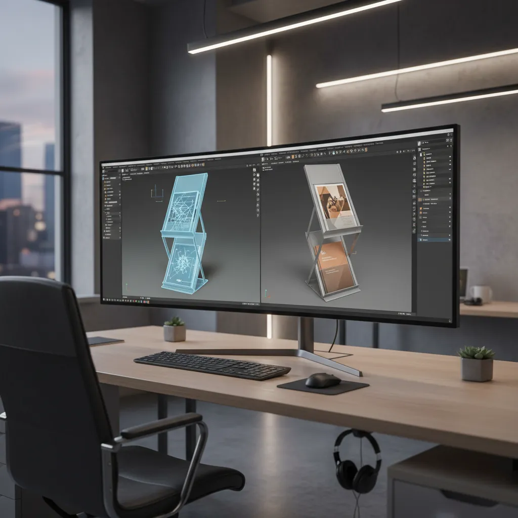How to Fix Common Issues With 3D Brochure Stand Models