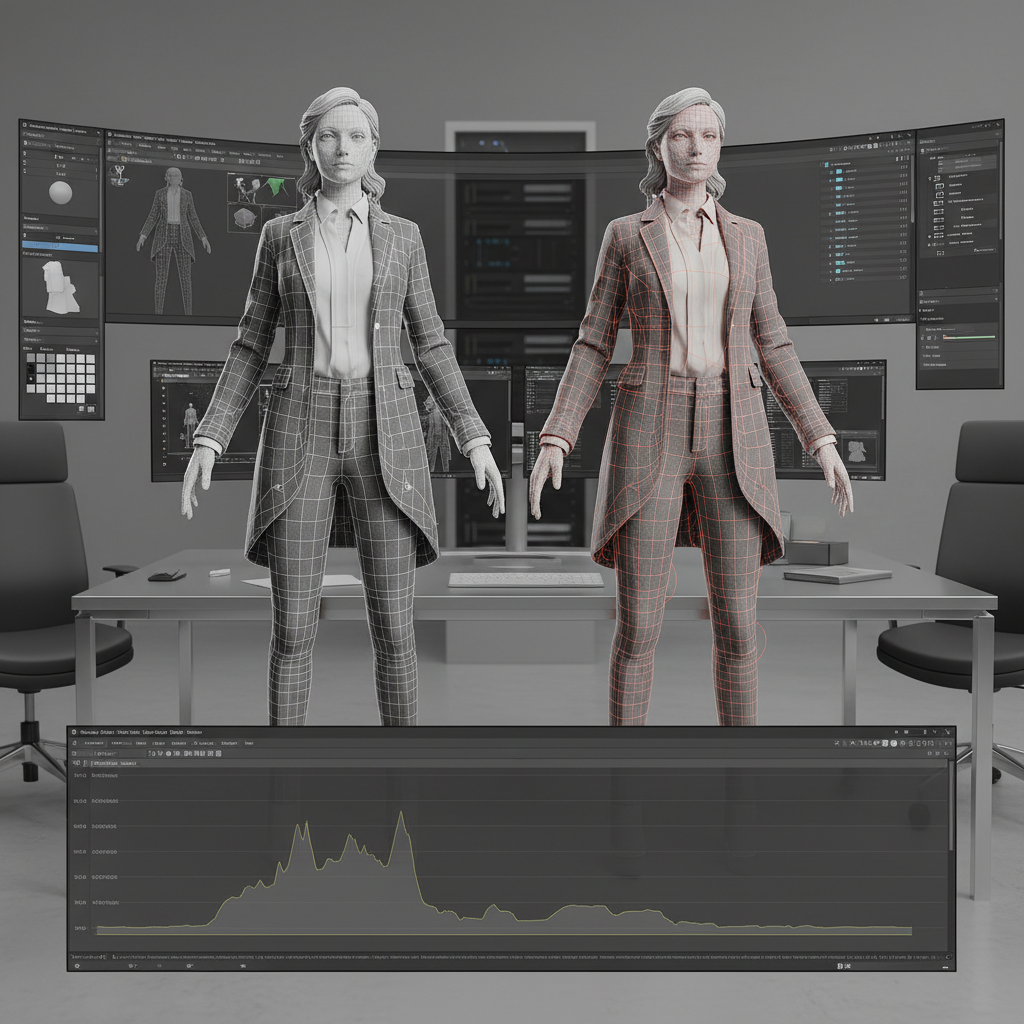 Common Problems When Adding Clothes to 3D Models